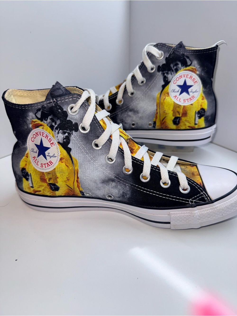 🔥 Custom Converse Chuck Taylor All Star High Tops – Breaking Bad Inspired!